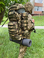 Рюкзак тактический армейский баул, военная сумка 110 литров на молли