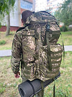Військовий Тактичний Рюкзак з системою моллі та металевими планками