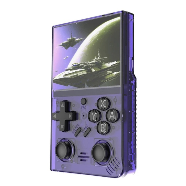 Ігрова приставка консоль RIAS D-R35PLUS Linux 3.5" IPS 1/32+64 Gb 15000 ігор Purple (3_04924)