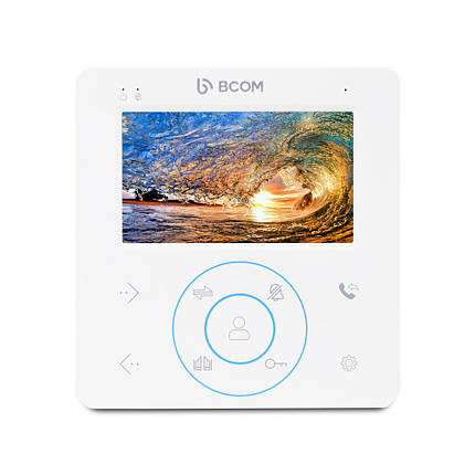 Відеодомофон BCOM BD-480 White, фото 1