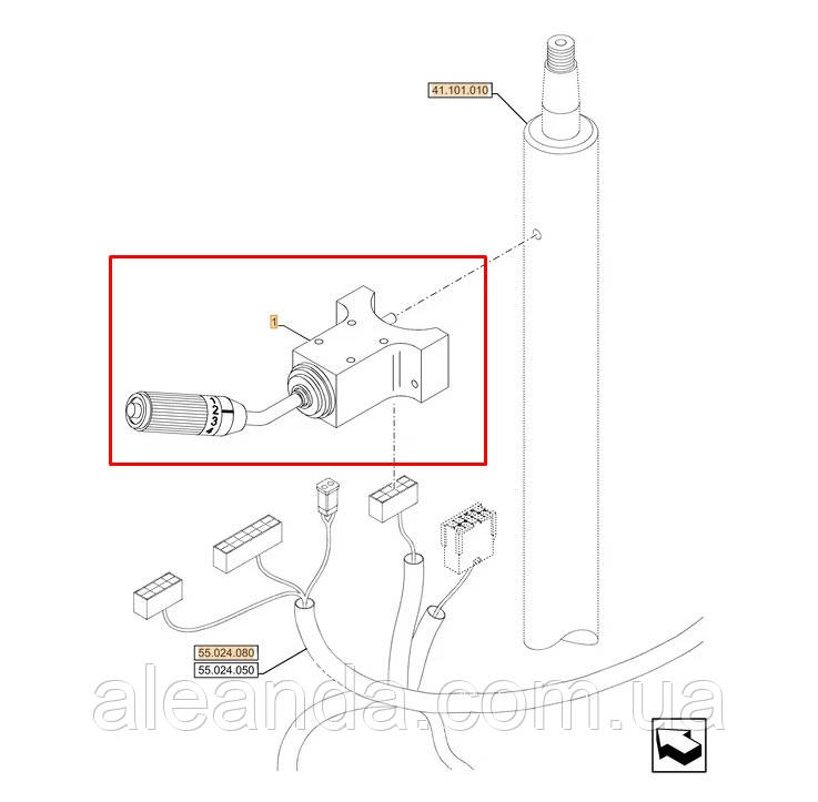 Перемикач КПП 87493248, фото 1