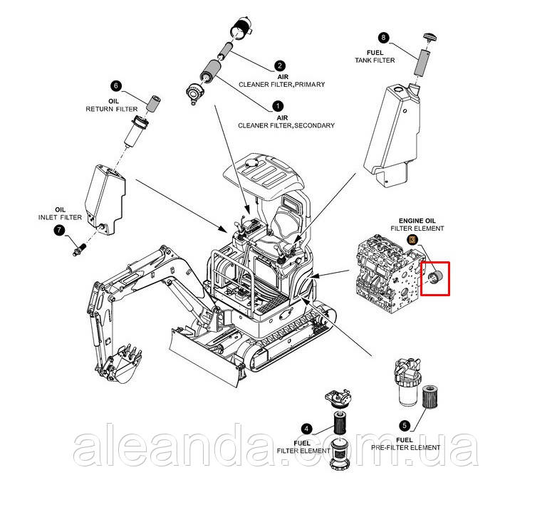 Масляний фільтр двигуна B317105019..N, фото 1