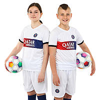 Детская футбольная форма Пари Сен-Жермен PSG гостевая 2024 CO-6329 (на рост 110-155 см)