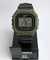 Часы касио хаки койот годинник касіо класичний casio W-218H-3AVCF