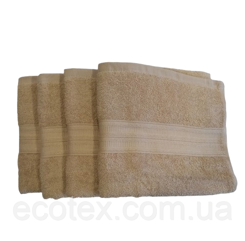 Рушник махровий, для обличча, 50*90 см, бєжевий