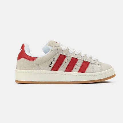 Жіночі Кросівки Adidas Campus 00s Scarlet Beige Red / Адідас Кампус 00 Скарлет Бежеві з Червоним, фото 1