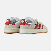 Жіночі Кросівки Adidas Campus 00s Scarlet Beige Red / Адідас Кампус 00 Скарлет Бежеві з Червоним, фото 6