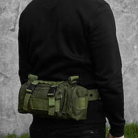 Сумка - подсумок тактическая поясная Tactical военная, сумка нагрудная с ремнем на плечо 5 литров XW-872 TOL