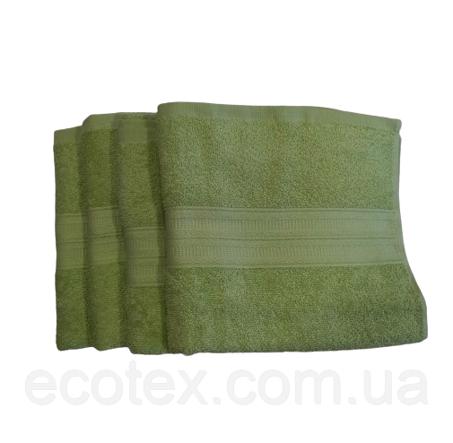 Рушник махровий, для обличча, 50*90 см, салатовий