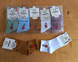 Шкарпетки жіночі укорочені арома LOVE бавовна розмір 37-41 (1уп-10 пар), кольору міксом