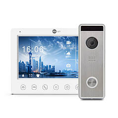 Комплект відеодомофона NeoLight KAPPA+ HD White + Tantos Triniti HD