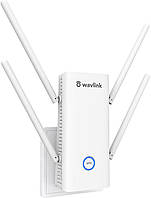 Усилитель сигнала Wavlink AERIAL D4X WiFi 6 AX1800 Dual Band Range Gigabit wi-fi (репитер) 2.4 / 5 ГГЦ