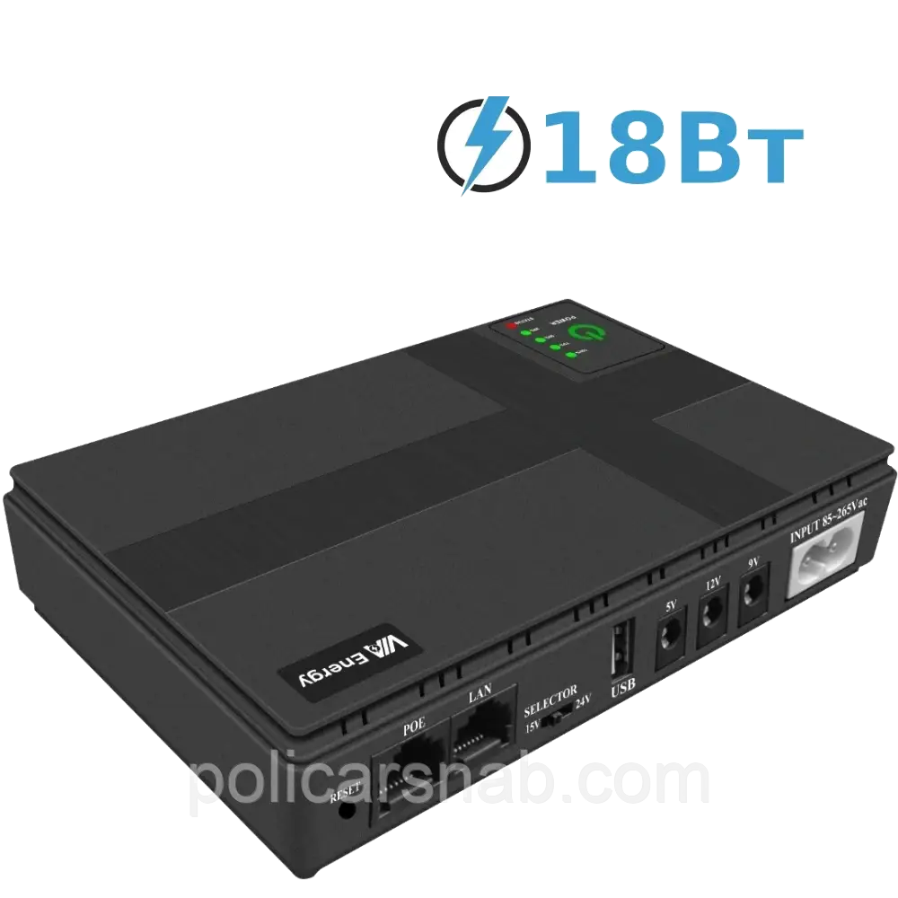 Джерело безперебійного живлення VIA Energy Mini UPS ДЛЯ WI-FI РОУТЕРУ, фото 1
