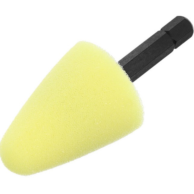 Полірувальний конус Zvizzer Detailing Pad Cone, Ø 40 x 30 мм Жовтий М'який, фото 1