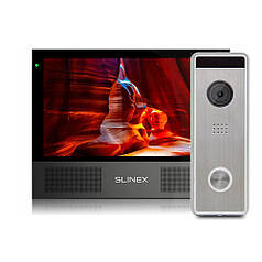 Комплект відеодомофона Slinex Sonik 7 Cloud black + Tantos Triniti HD