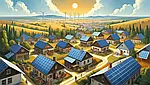 В Україні триває активне зростання популярності сонячних панелей як джерела відновлюваної енергії.