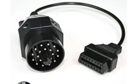 Кабель перехідник із роз'єму OBD2 на BMW 20-pin OBDII адаптер Delphi Autocom ЯКІСНИЙ