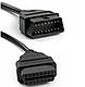 Кабель подовжувач OBD2 16-pin obd2 16 pin в obd2 16 pin - довжина 1,5м, фото 5