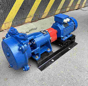 Насос ВВН1-0,75 вакуумний водокольцевий насос у зборі з електродвигуном