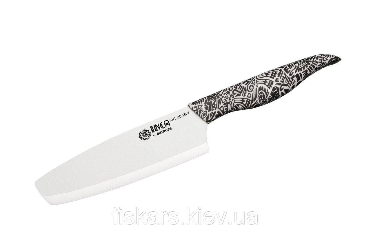 Ніж накірі Samura Inca 165 мм White (SIN-0043W)