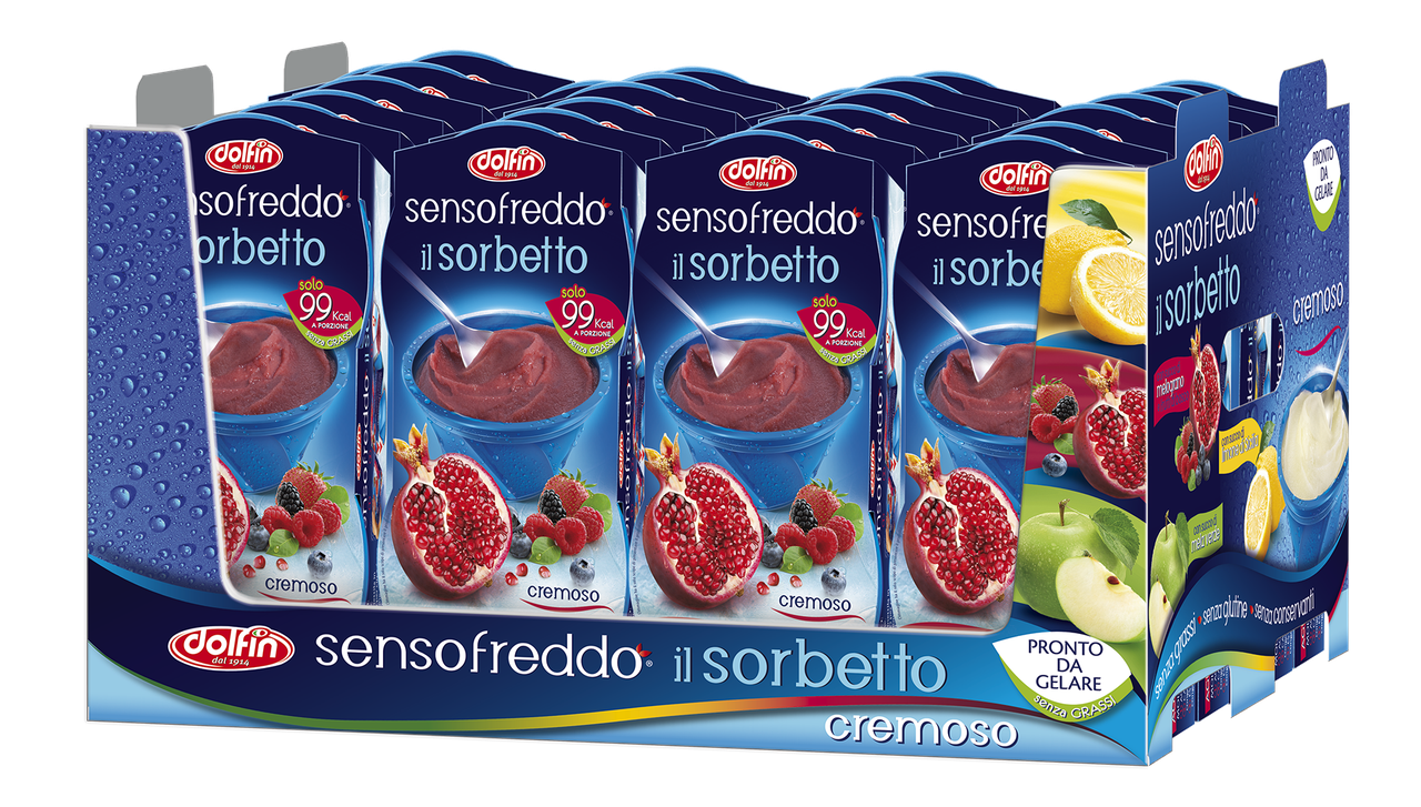 Сорбет мікс ягід і гранату 200 грам TM Dolfin, фото 1