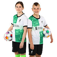 Детская футбольная форма Ливерпуль LIVERPOOL гостевая 2024 CO-6335 (на рост 110-155 см)