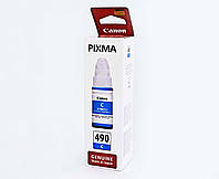 Оригинальные чернила Canon PIXMA Gl-490 C G1400 / G2400 / G3400 / Cyan,70 ml 0664C001