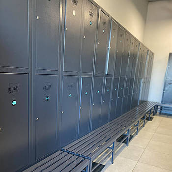 Шафа для одягу металева ШОМ-300/5/10*