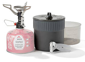 Набір туристичного посуду з газовим пальником MSR PocketRocket 2 Mini Stove Kit, фото 4