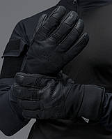 Перчатки тактические зимние Черный (M), Рукавицы с закрытыми пальцами водонепроницаемые MIVAX