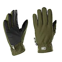 Зимние перчатки тактические M-Tac Олива (ХL), перчатки Soft Shell, полнопалые перчатки MIVAX