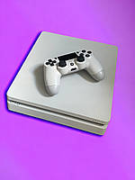 Игровая консоль Playstation 4 Slim 500 GB белого цвета, 1 джойстик + гарантия