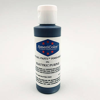 Гелева фарба AmeriColor Фіолетовий електрик/Electric purple 128 г