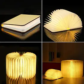 Настільна лампа світильник книга Foldable Book Lamp нічник для дитячої кімнати акумуляторний портативний