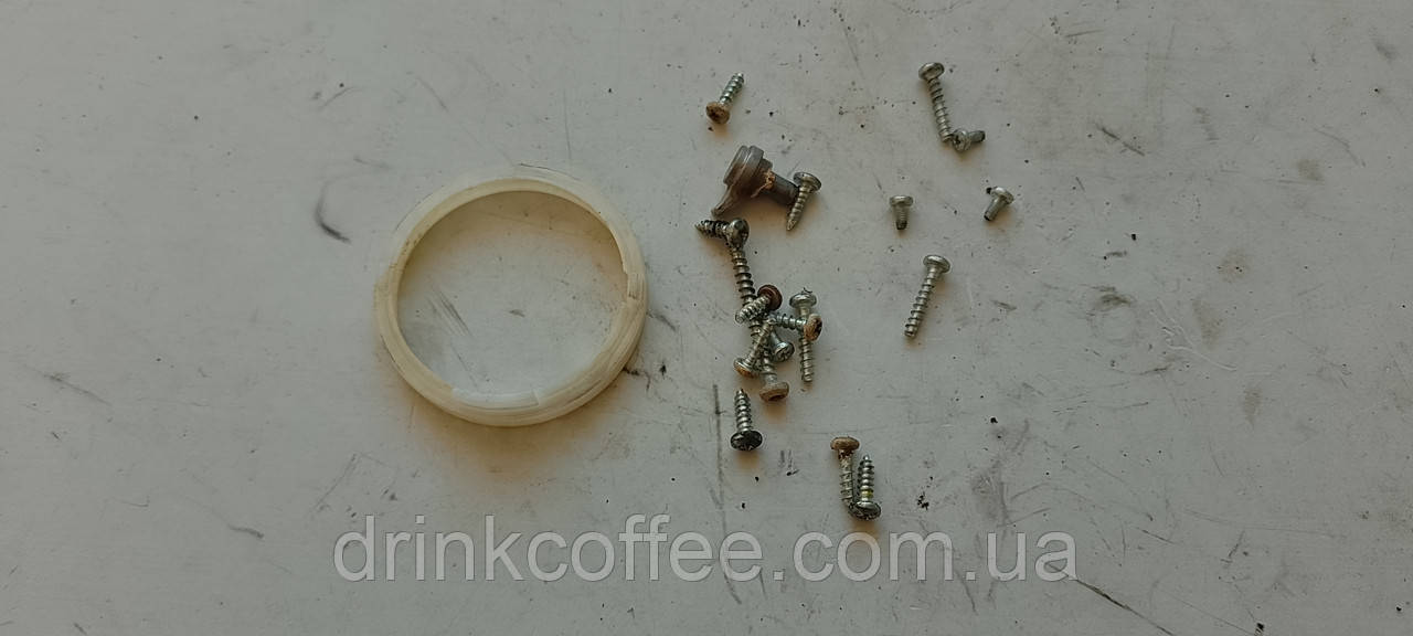 Забірний гвинт із гвинтом кріплення кавомолки для кавомашини DeLonghi ESAM 4500_8 Pronto Cappuccino б/у, фото 1