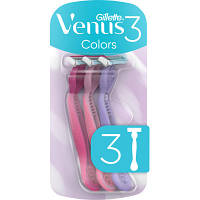 Оригінал! Бритва Gillette Venus 3 Colors 3 шт. (7702018018116) | T2TV.com.ua