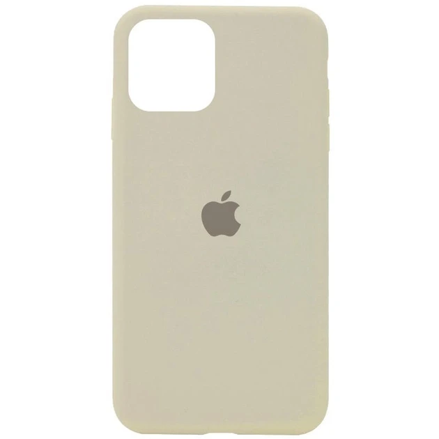 Чохол силіконовий для Айфон 11 / Silicone Full Case для iPhone 11 (Бежевий / Antigue White ), фото 1