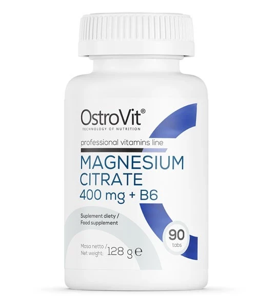 OstroVit MAGNESIUM Citrate 400mg + B6 90 tabs