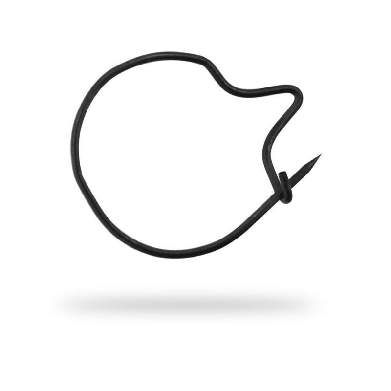 Кліпса для наживки Gurza MAGGOT CLIP BLACK (S:14x12мм) №S 4шт кліпса для опаришів, фото 1