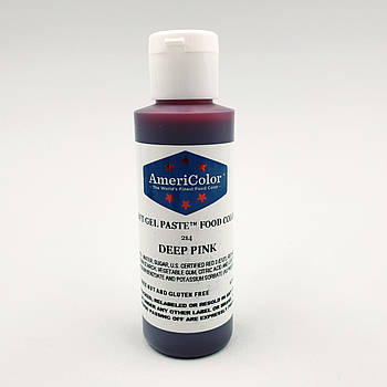 Гелева фарба AmeriColor Темно-рожева/Deep pink 128 г