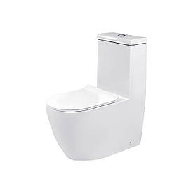 Унітаз моноблок INSANA Ermin 670*370*840 білий