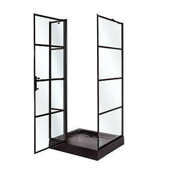 Душова кабіна INSANA Patricia 100x100x215 низький піддон, фото 3