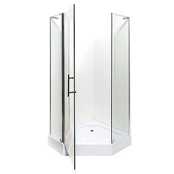 Душова кабіна INSANA Ethna Clear P91 С 90x90x200 низький піддон, фото 3
