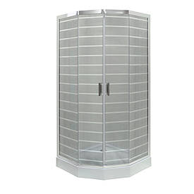 Душова кабіна INSANA Ida White P 92/5 W LN 90х90х205 низький піддон