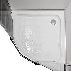 Душова кабіна INSANA Ida White P 92/5 W LN 90х90х205 низький піддон, фото 3