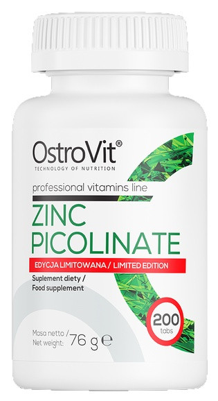 OstroVit ZINC PICOLINATE 200 tabs