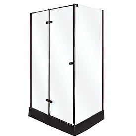 Душова кабіна INSANA Adriana Black M 100х80х210 низький піддон