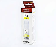 Оригинальные чернила Canon PIXMA Gl-43 Y G540 / G640 / Yellow,60 ml 4689C001