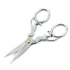 Ножиці гострі золоті довжина різу 4,5см INN022, фото 4