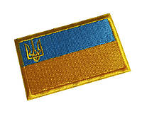 Аппликация для одежды нашивка Флаг Украины